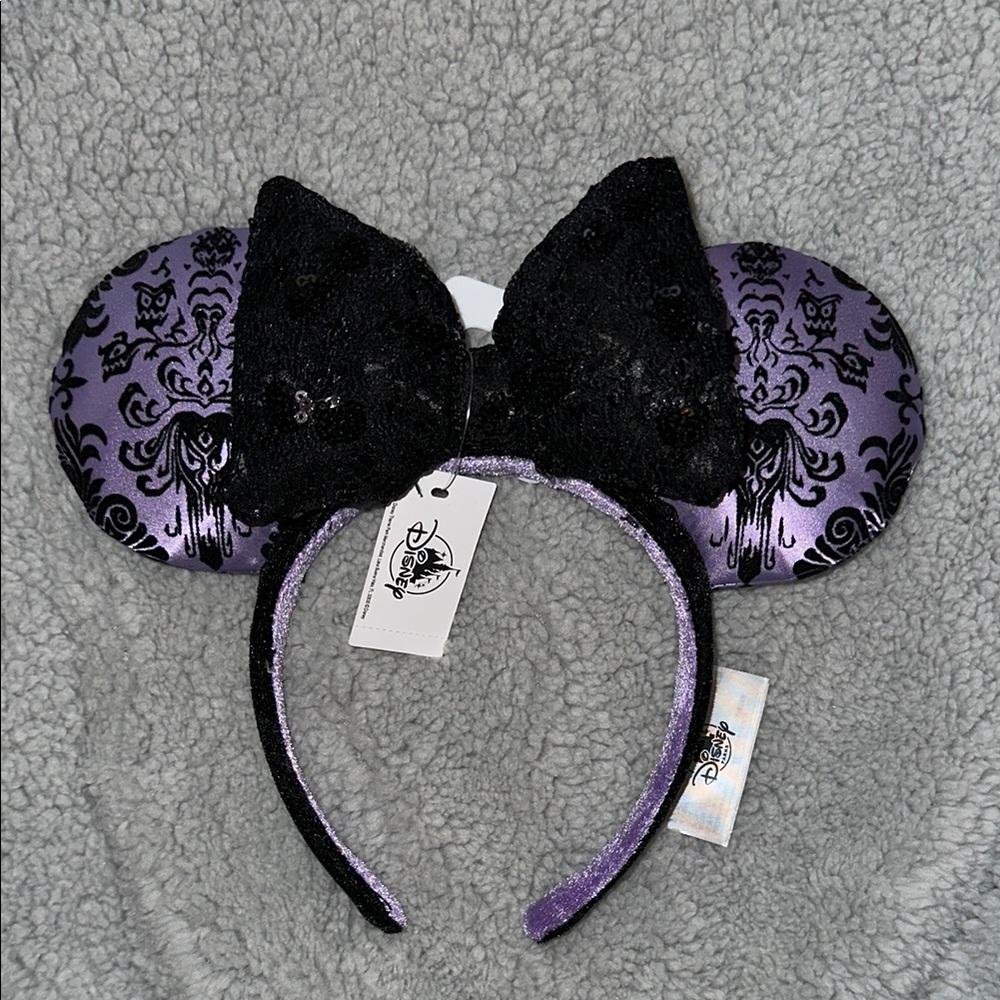 Disney Parks Haunted Mansion Wallpaper Ears Headband